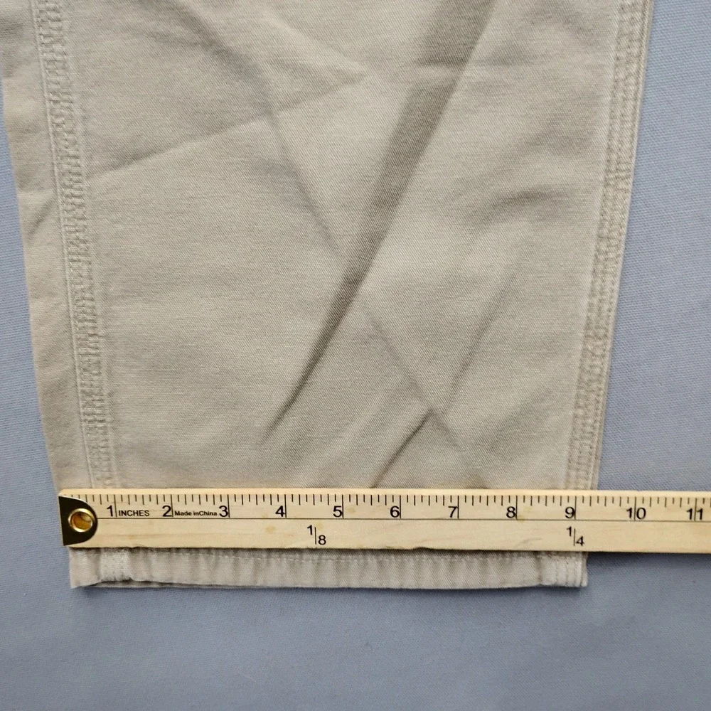 Carhartt B159 Mens 36x30 Loose Fit Canvas Carpenter Pants Khaki Tan Workwear